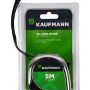 Tape Measure All Steel Blade 25mm x  5M Kaufmann