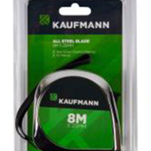 Tape Measure All Steel Blade 25mm x  8M Kaufmann