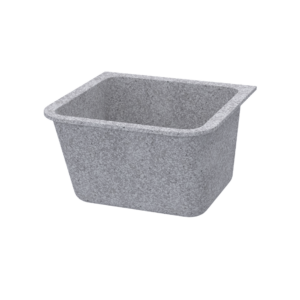 WASH TROUGH INCL 90MM BASKET WASTE AND W/MOUNT BRACKETS MARULA 400